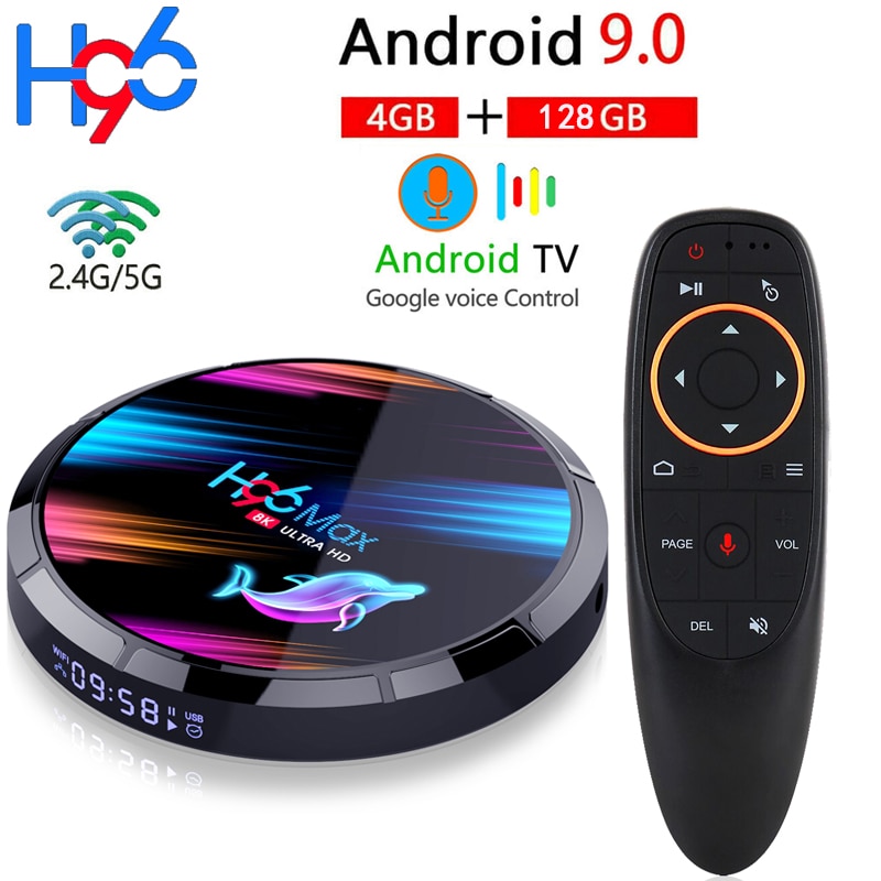 H96 ƽ X3 TV ڽ ȵ̵ 9.0 Amlogic S905X3 ..
